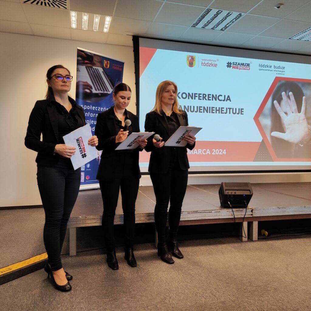 rozpoczęcie konferencji #SZANUJENIEHEJTUJE