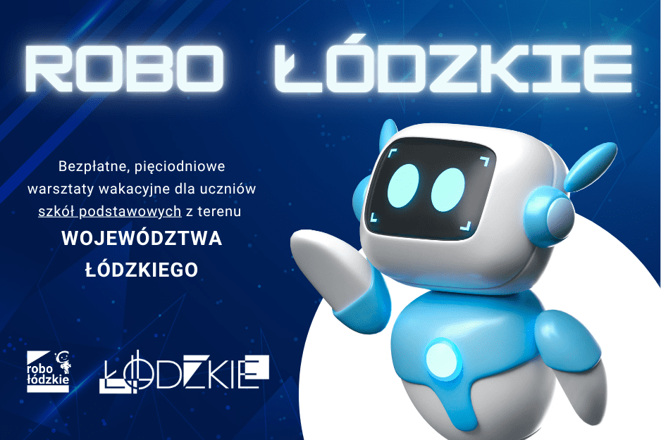 plakat z grafika ROBO Łódzkie 2025